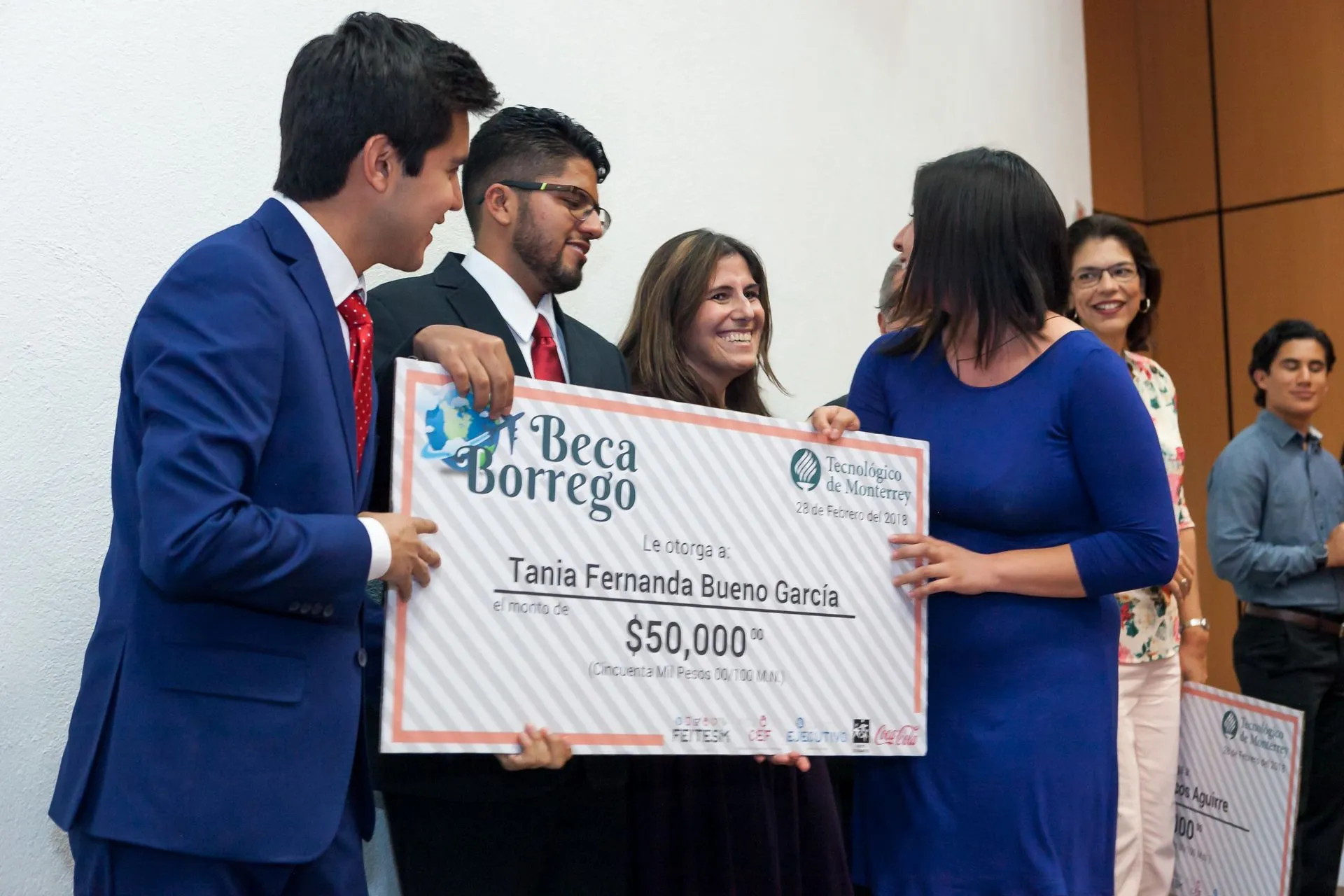 La Beca Borrego, organizada por el Consejo Estudiantil de Filantropía, es un reconocimiento a los estudiantes del Tecnológico de Monterrey campus Querétaro.