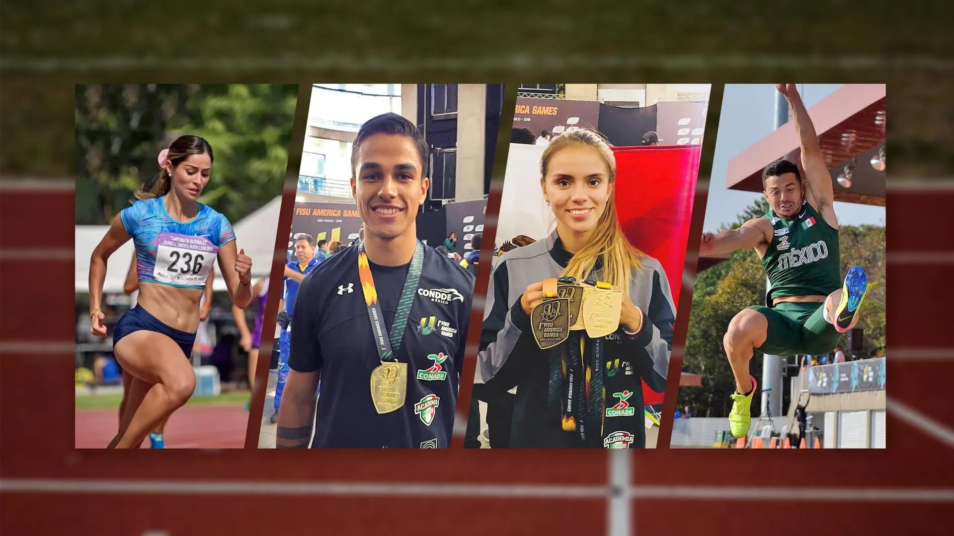 Deportistas de atletismo en el Tec en Juegos Panamericanos Universitarios