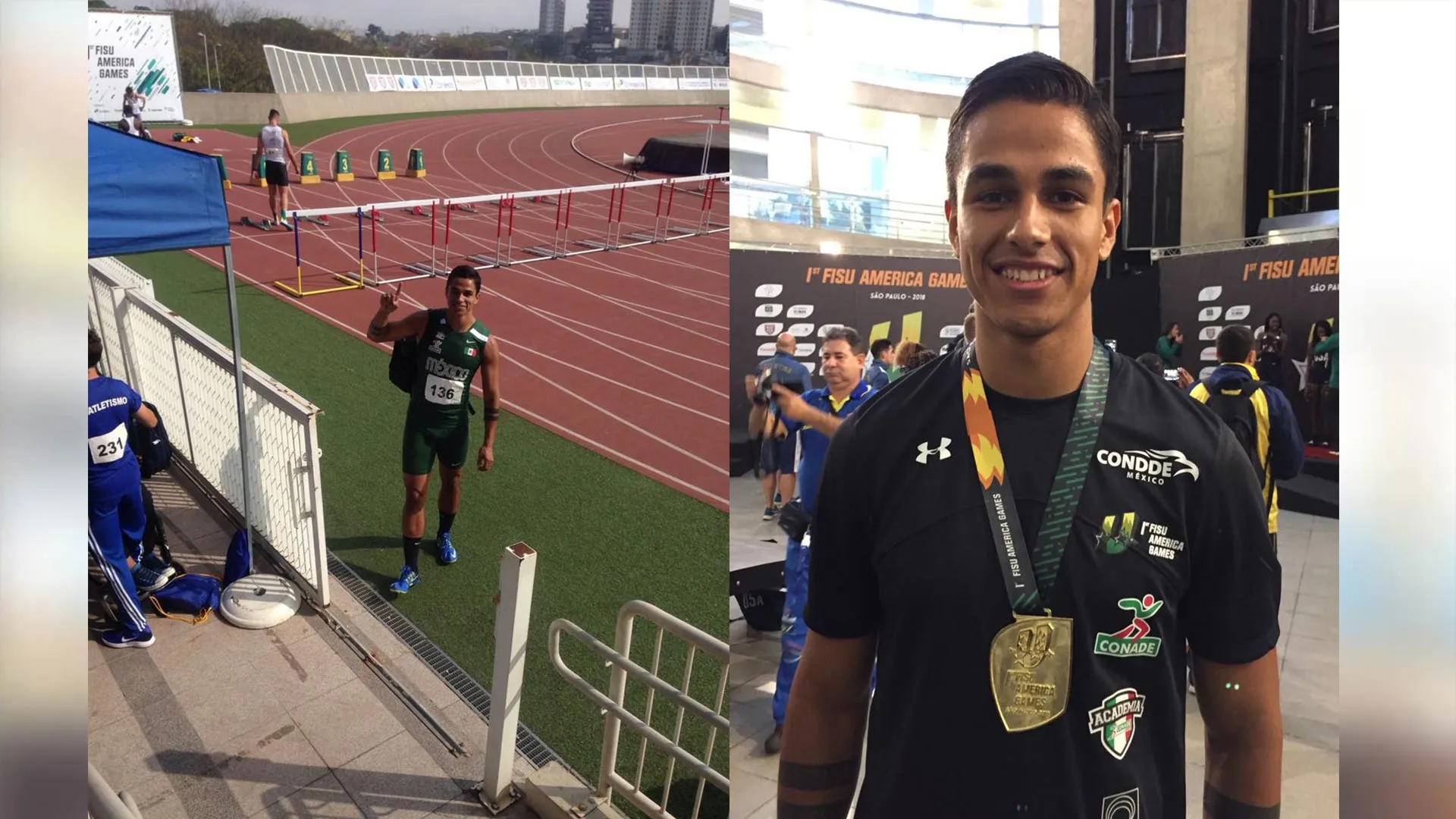 Salvador García, ganador de oro en Juegos Panamericanos Universitario