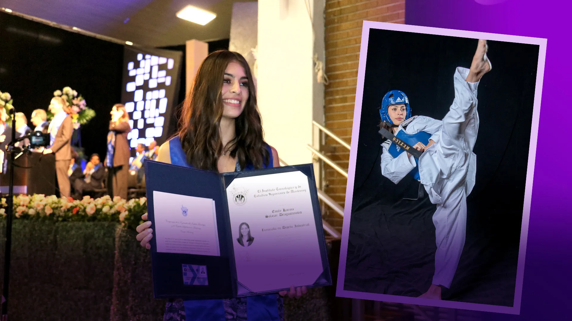 ¡Una guerrera! "Mi mayor sueño era graduarme invicta... y lo logré"