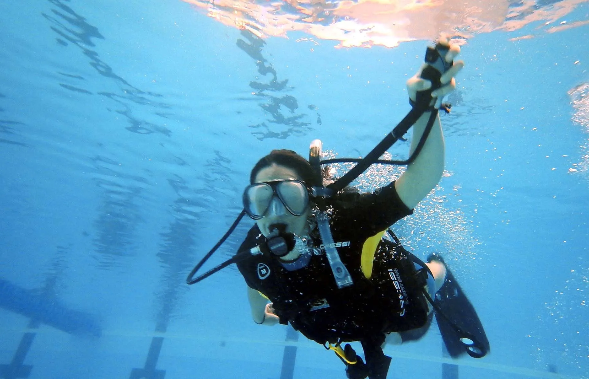 clases de buceo en Semana i 
