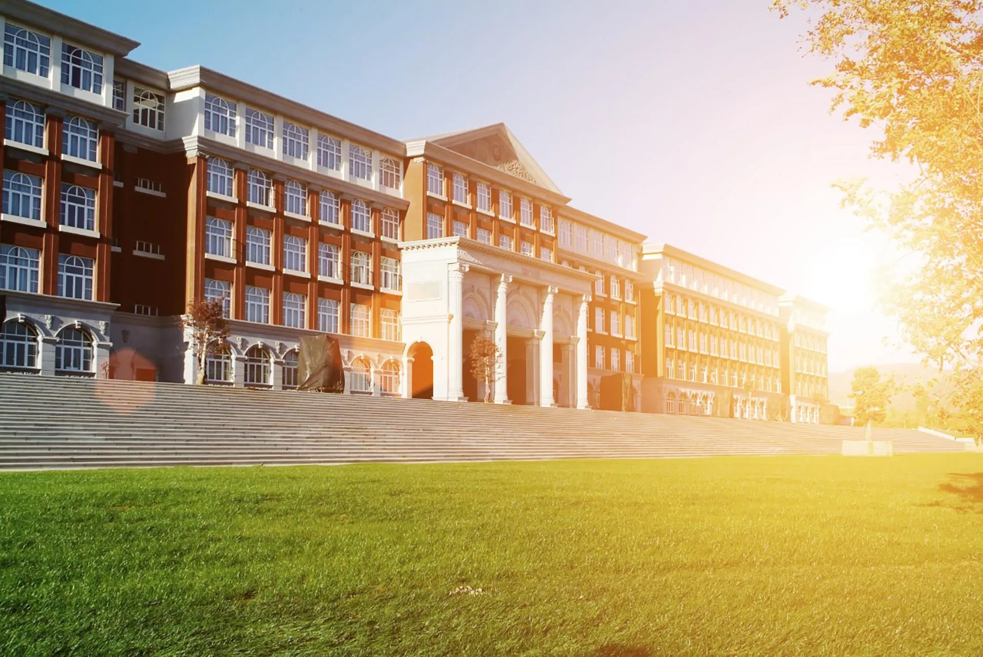 fachada de universidad