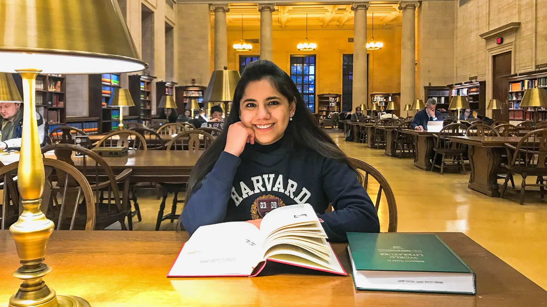 She finished her master when she was 16. Now she’s going to Harvard