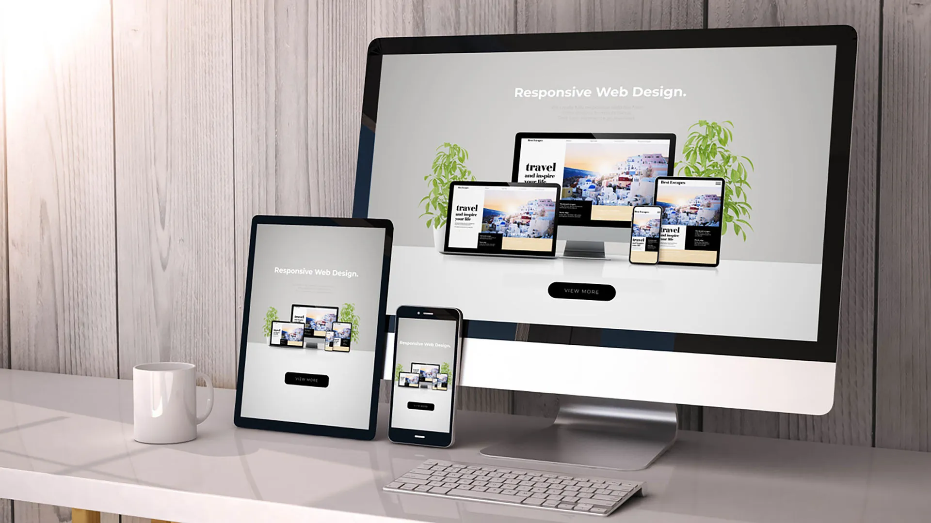 dispositivos electrónicos y sitios web
