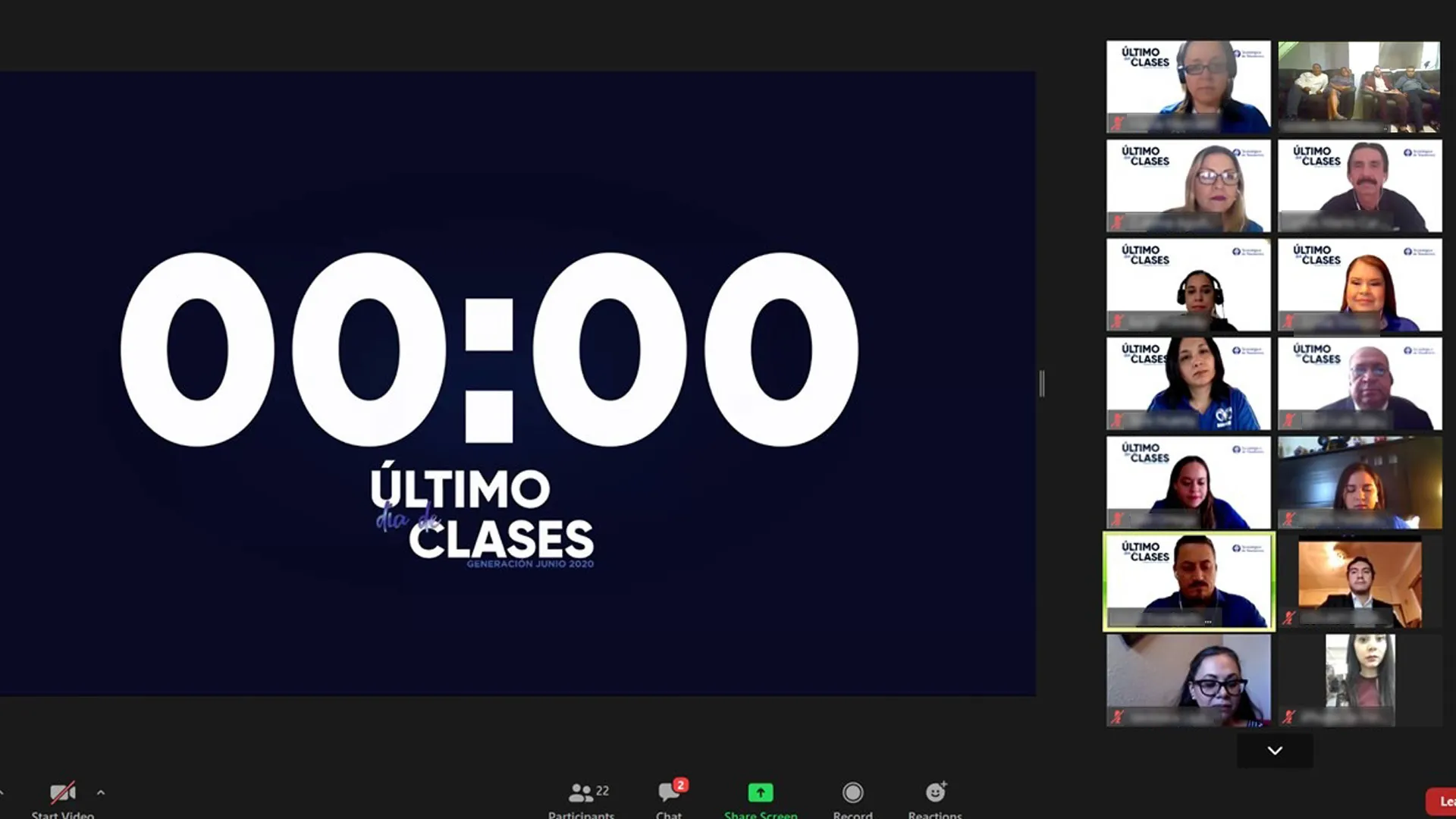 Último día de clases