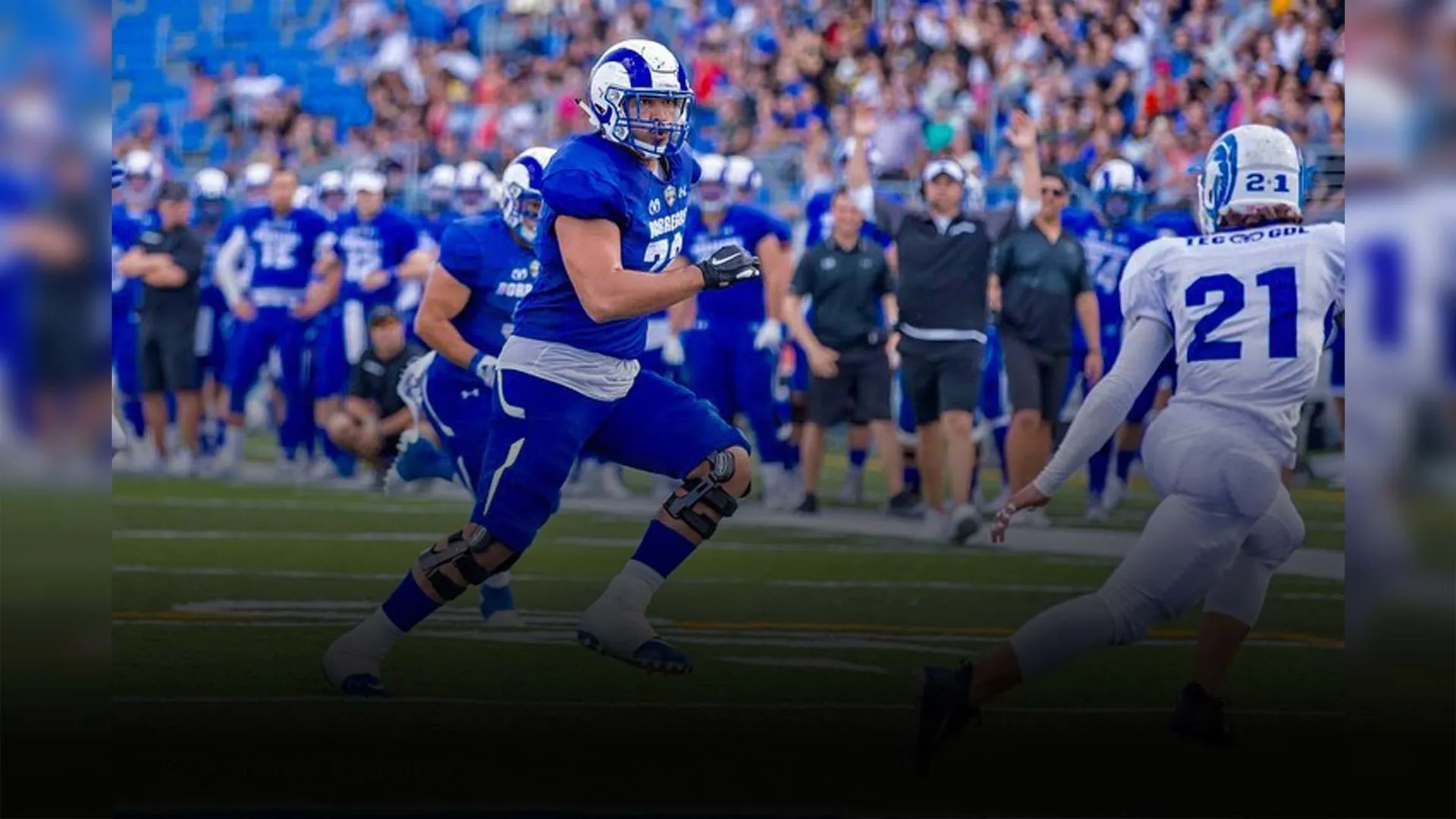 Parte “Borrego Salvaje” hacia su sueño de la NFL