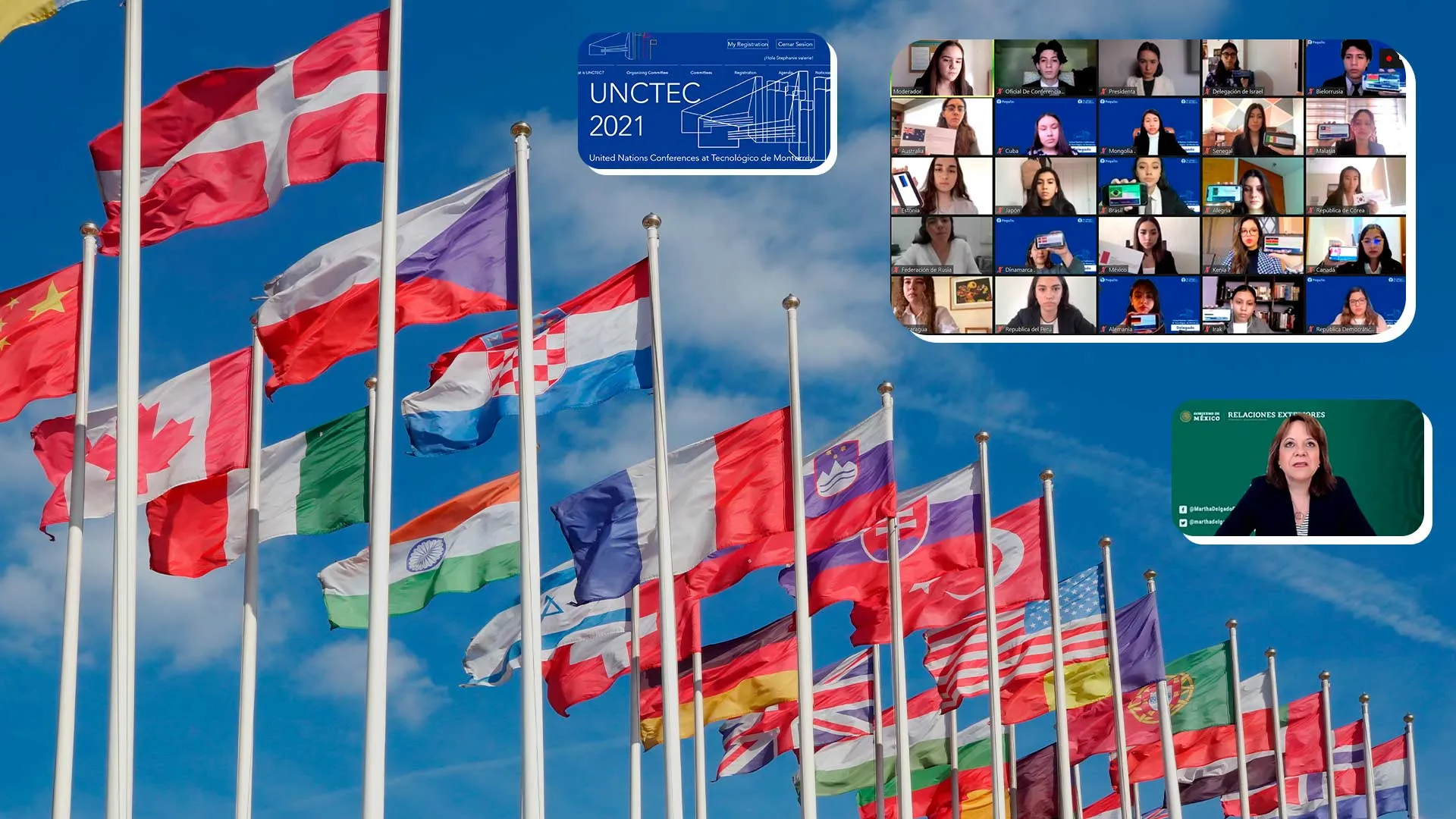 UNCTEC organizado por los alumnos de PrepaTec Cuernavaca con asistentes internacionales en el Tecnológico de Monterrey