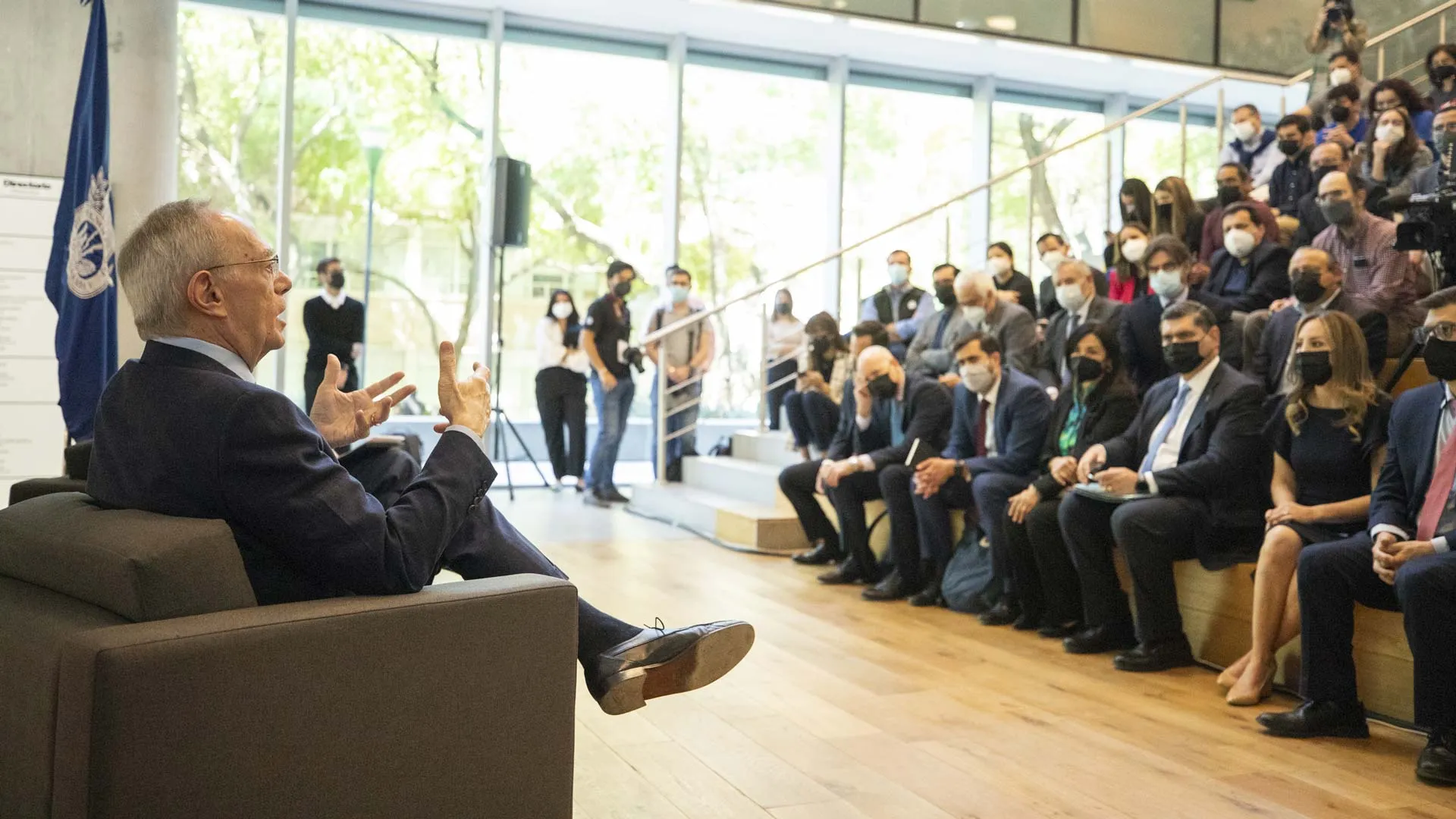 Rafael Reif, presidente del MIT, participó en un conversatorio durante su visita al Tec de Monterrey