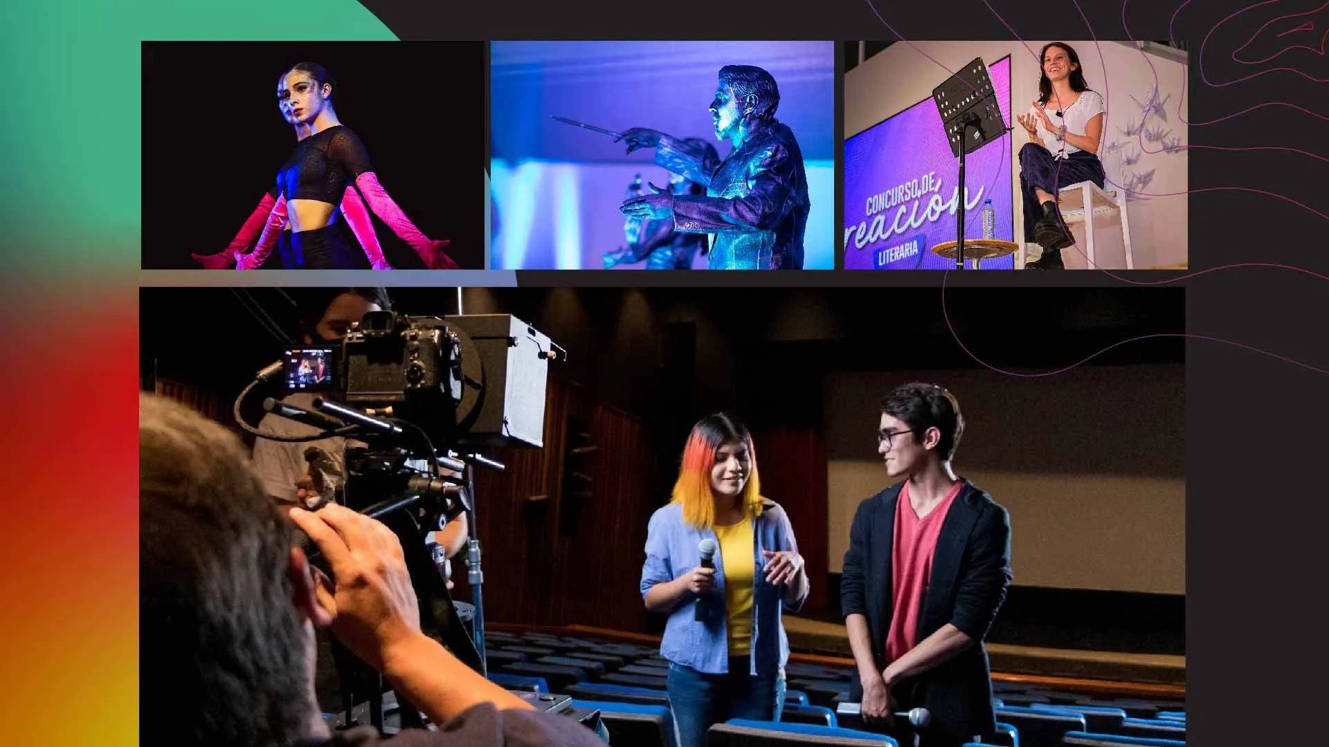 ¡Estudiantes artistas! Así llenaron de arte festival VibrArt