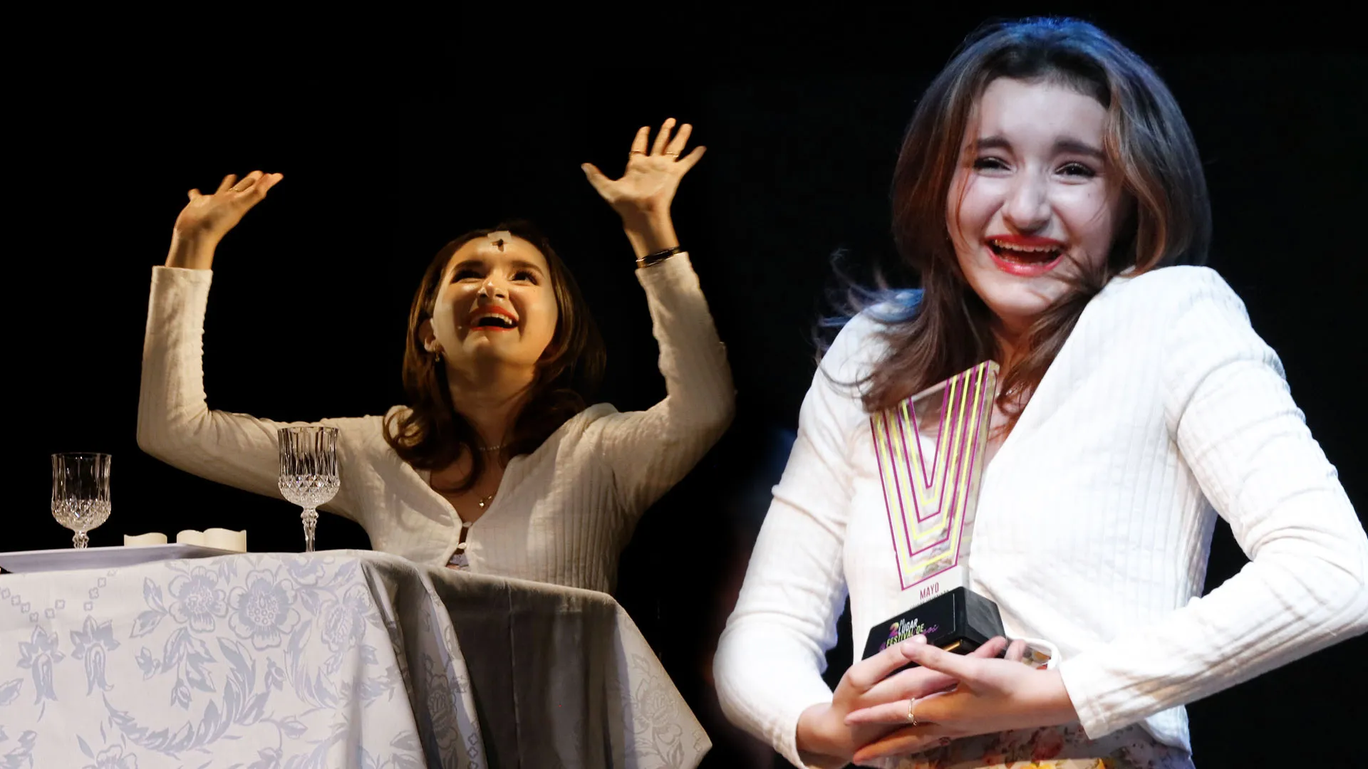 Con tan solo 15 años, Renata destaca en el teatro