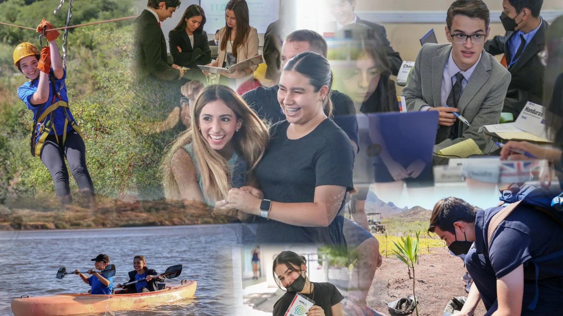 Alumnos y alumnas de PrepaTec Sonora Norte en diferentes proyectos para lograr el objetivo de ser escuela colaboradora de la UNESCO