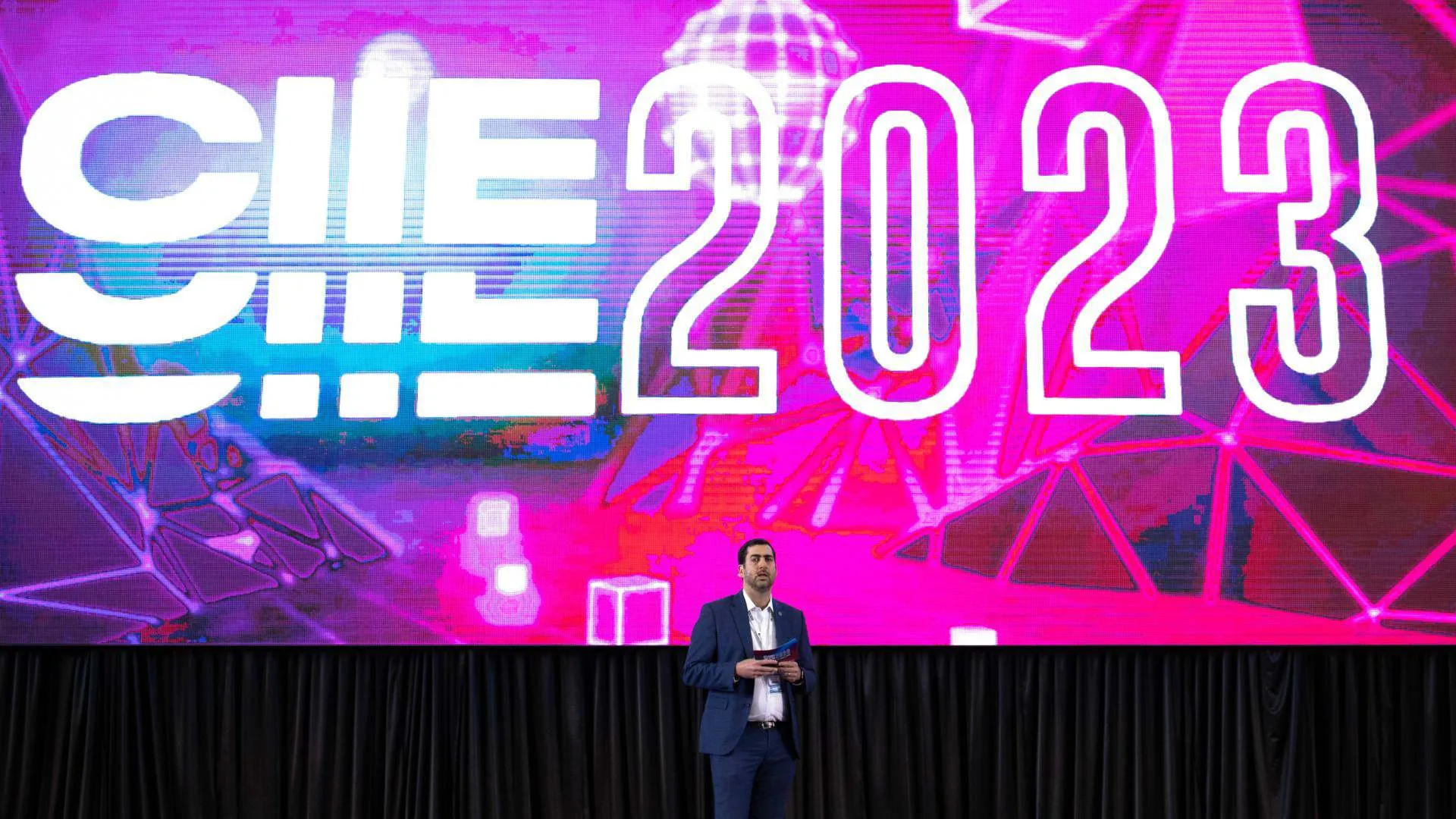 Juan Pablo Murra, rector de Profesional y Posgrado del Tec de Monterrey, durante la inauguración del CIIE 2023
