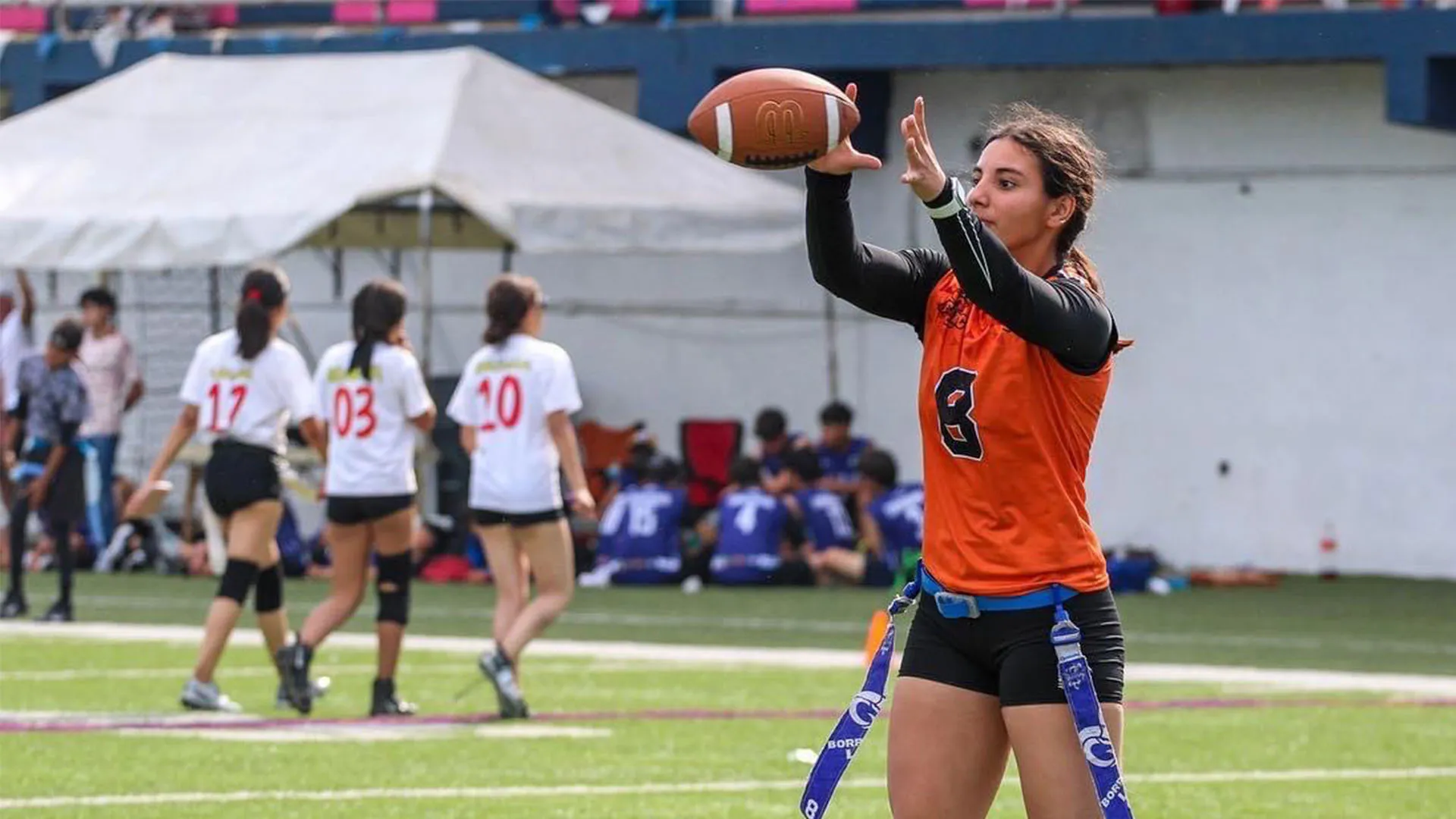 Jugadora de Borregos Laguna en el equipo representativo de La Laguna