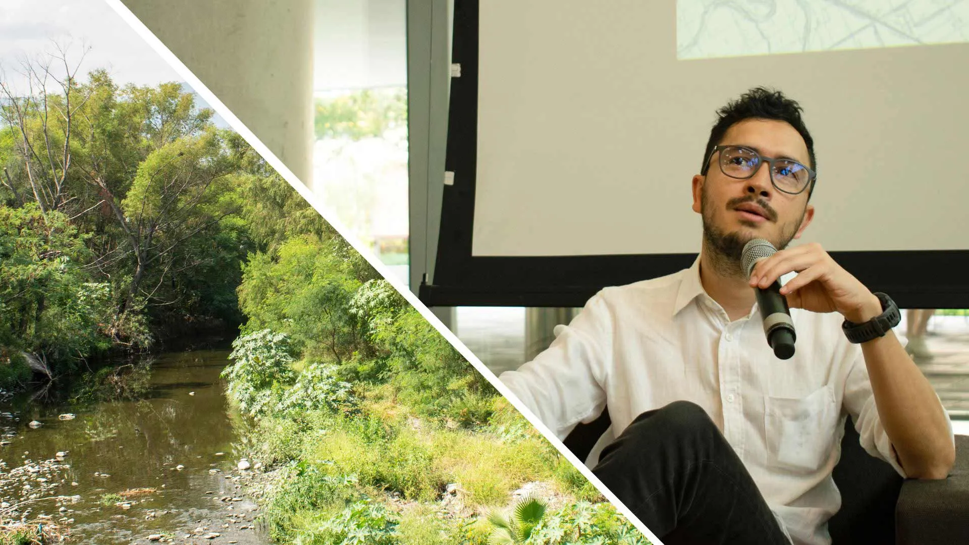 Sebastián Monsalve, director de Parques del Río Medellín en el Tec de Monterrey