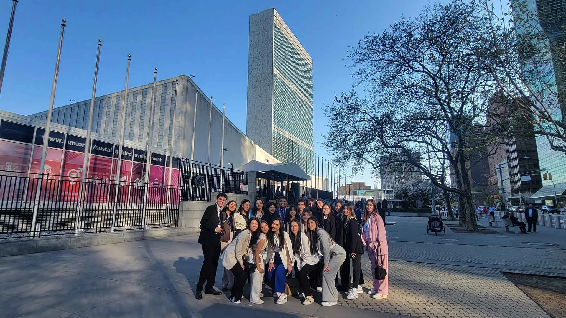 Alumnos de campus Ciudad Juárez en la Sede de las Naciones Unidas