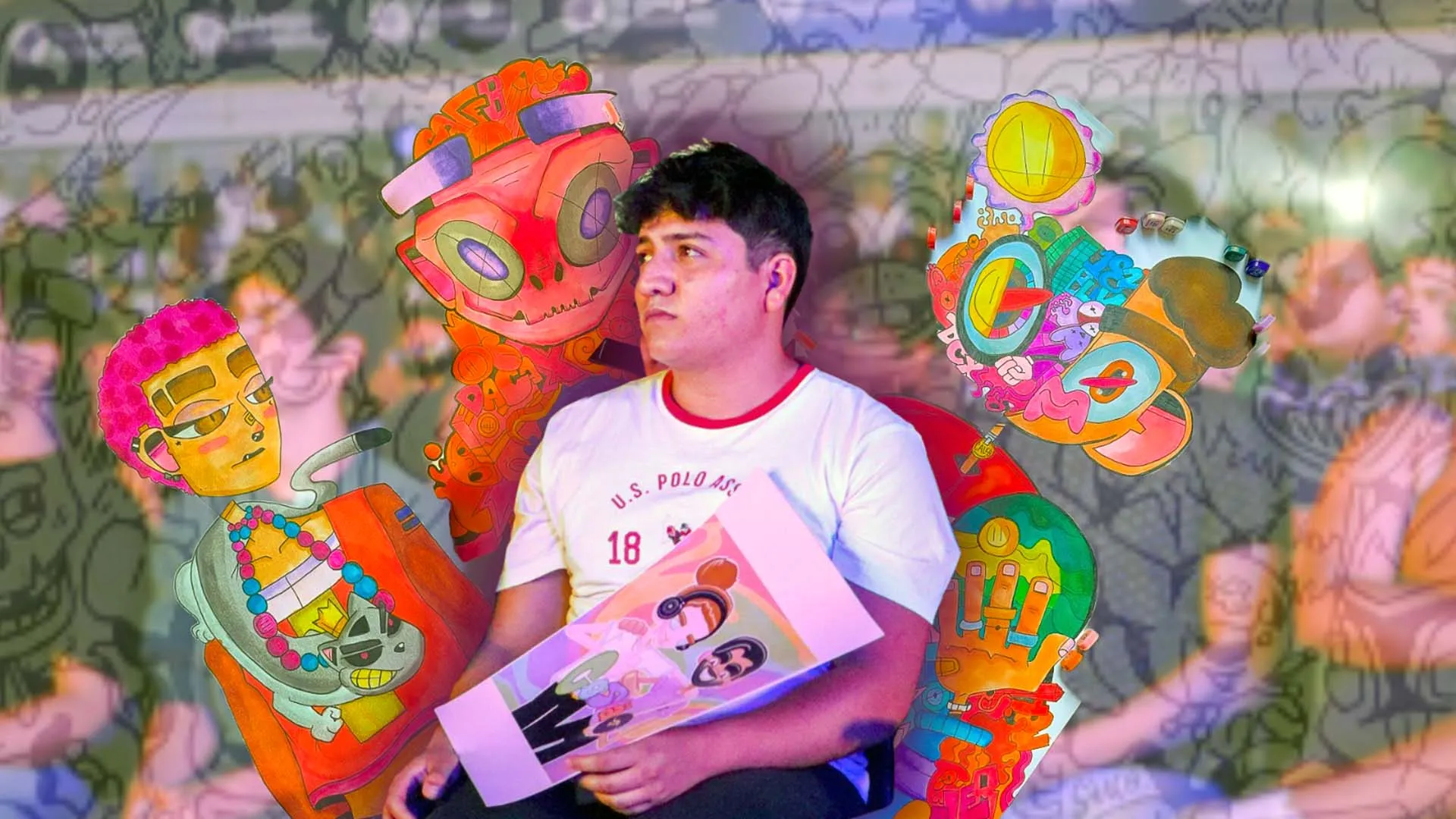 Estudiante Tec decidió ilustrar y compartir su proceso creativo en redes