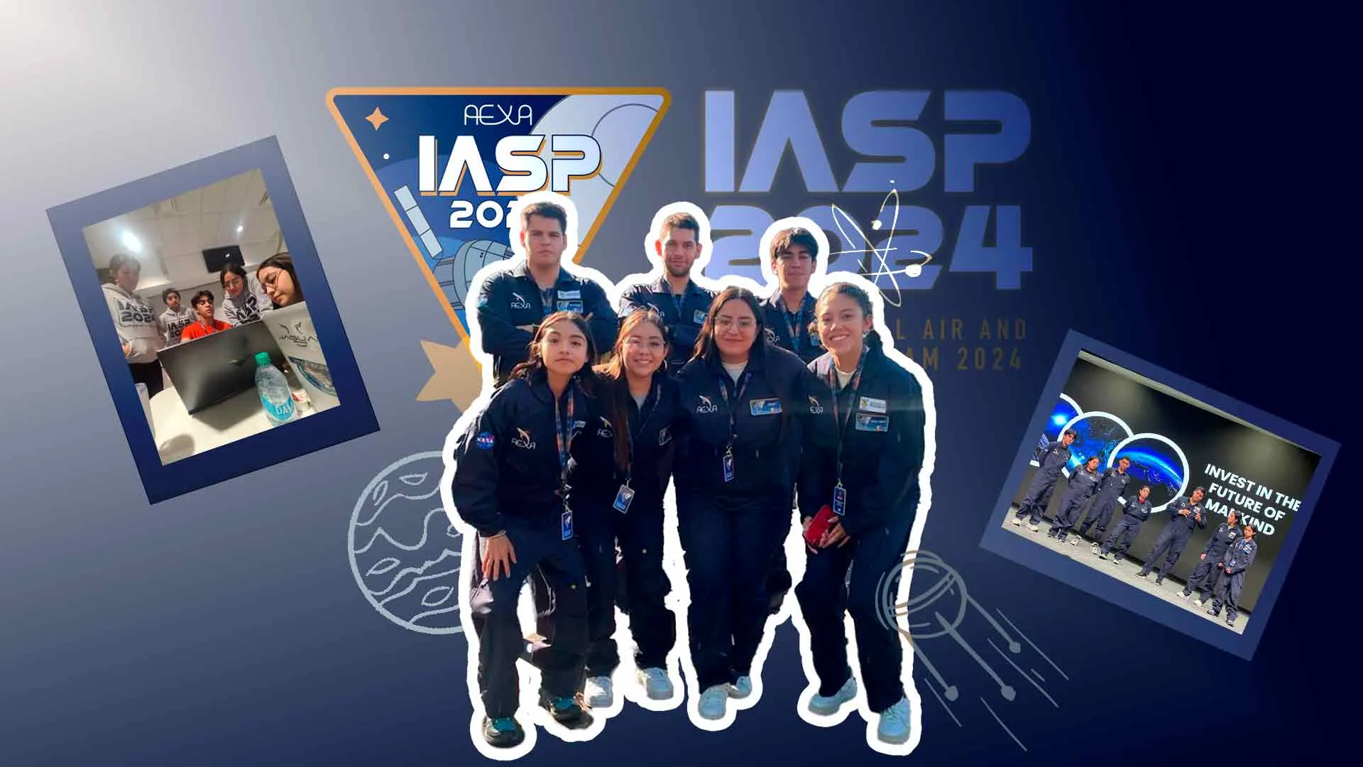 Ganadores de primer lugar en programa de NASA con proyecto