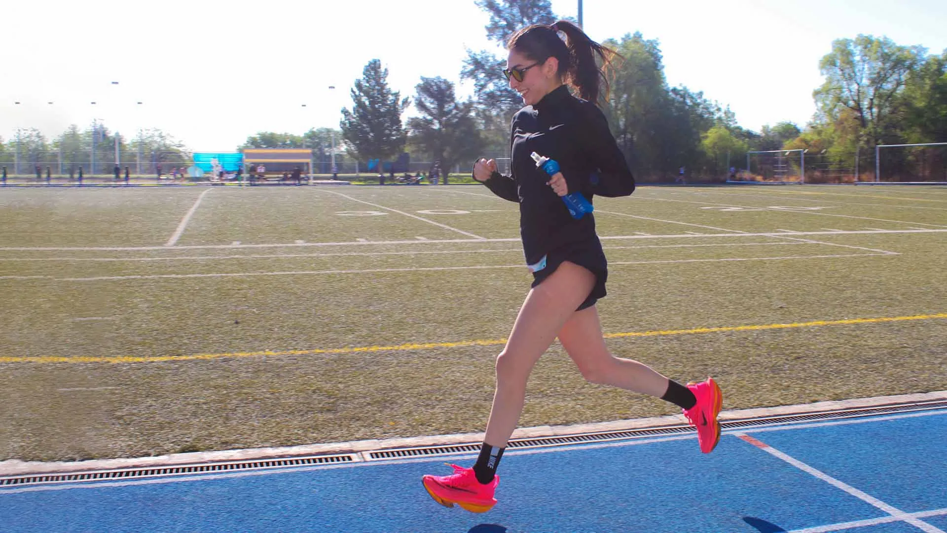 Participante durante la carrera