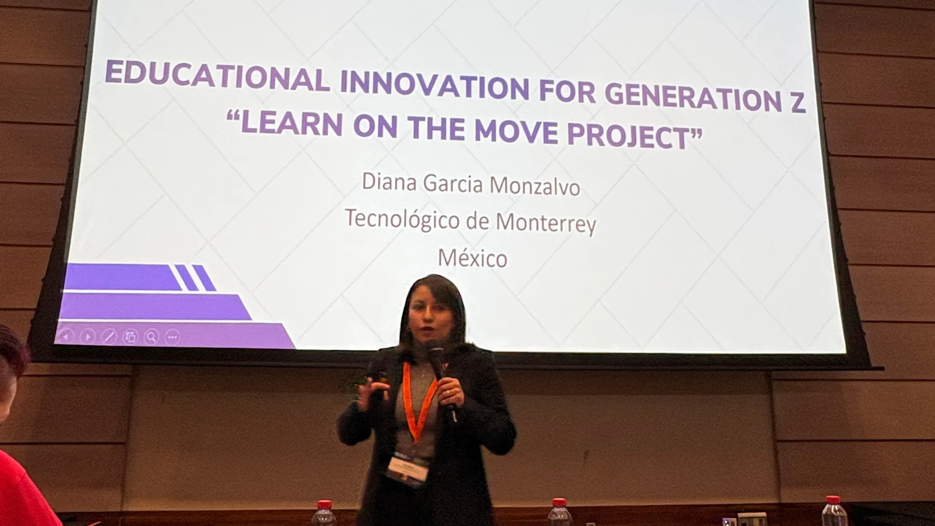 Foto de cortesía de Diana Montalvo en ponencia e INTED