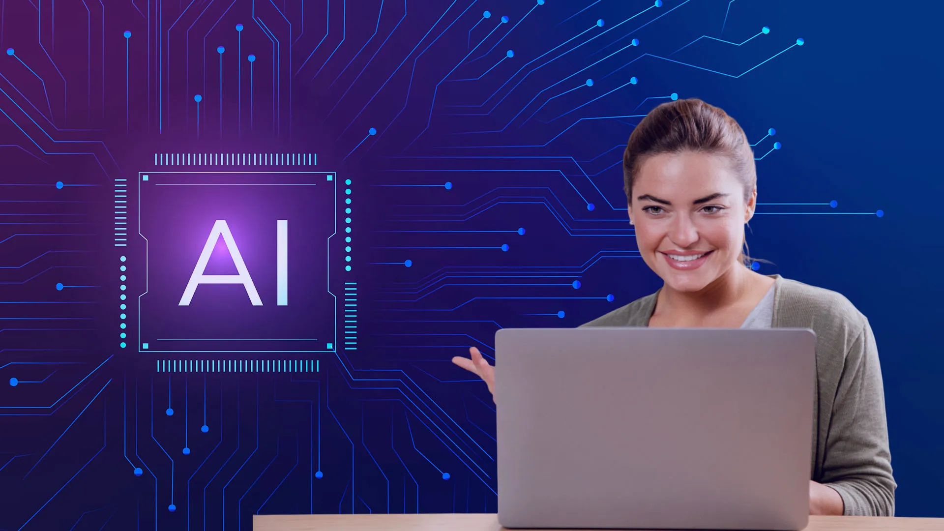 Persona usando Inteligencia Artificial