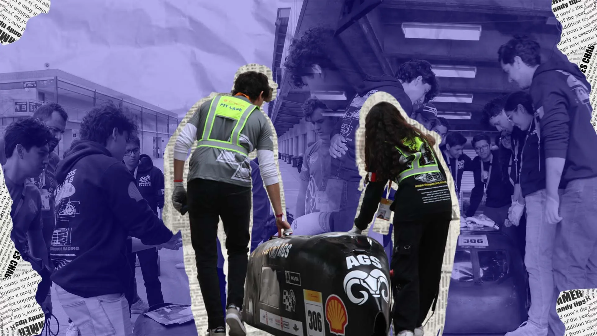 Competidores del Shell EcoMarathon Americas 2025