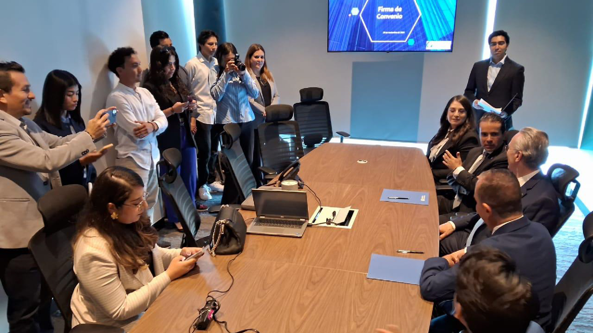 Firma de convenio Tec León y COPARMEX