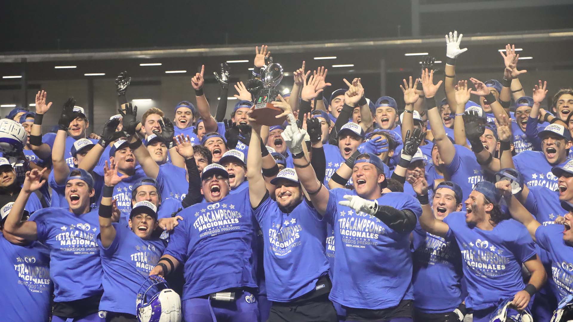 ¡Tetracampeones de ONEFA! Borregos de PrepaTec MTY se coronan en casa