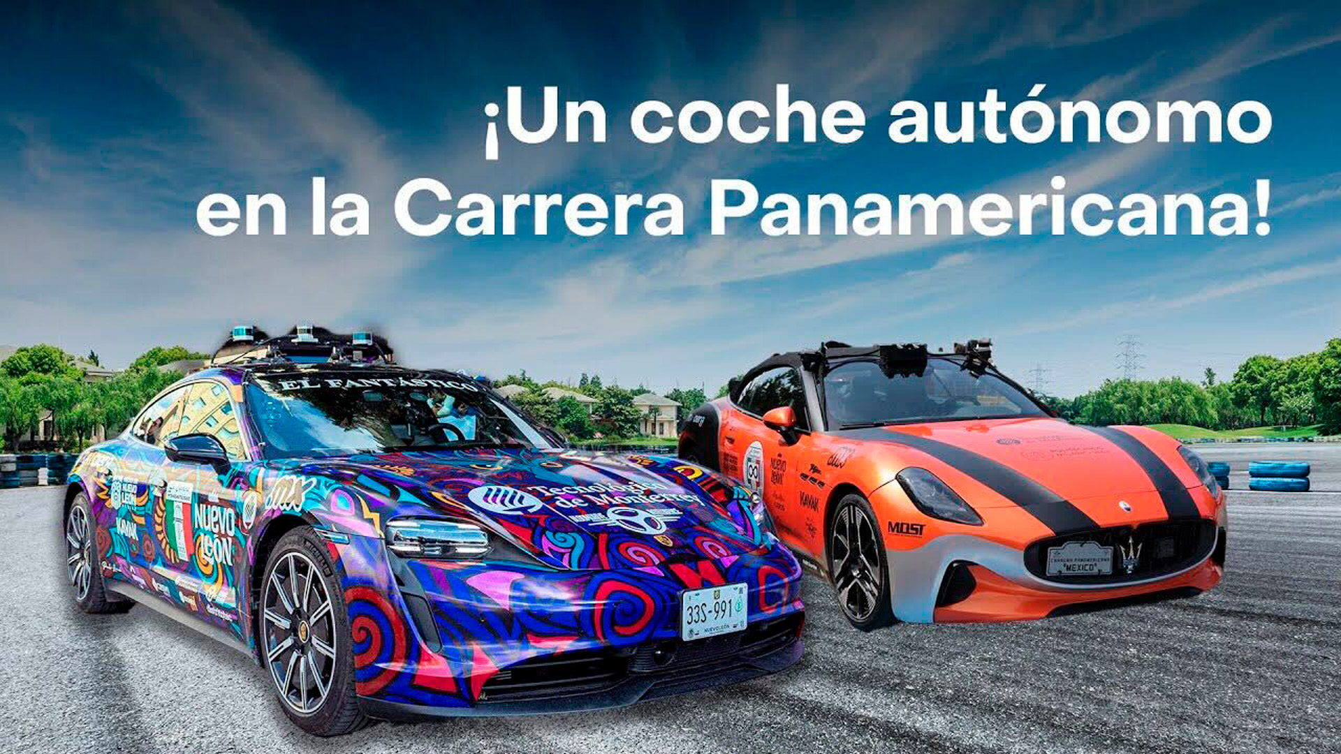 Vehículos autónomos Carrera Panamericana