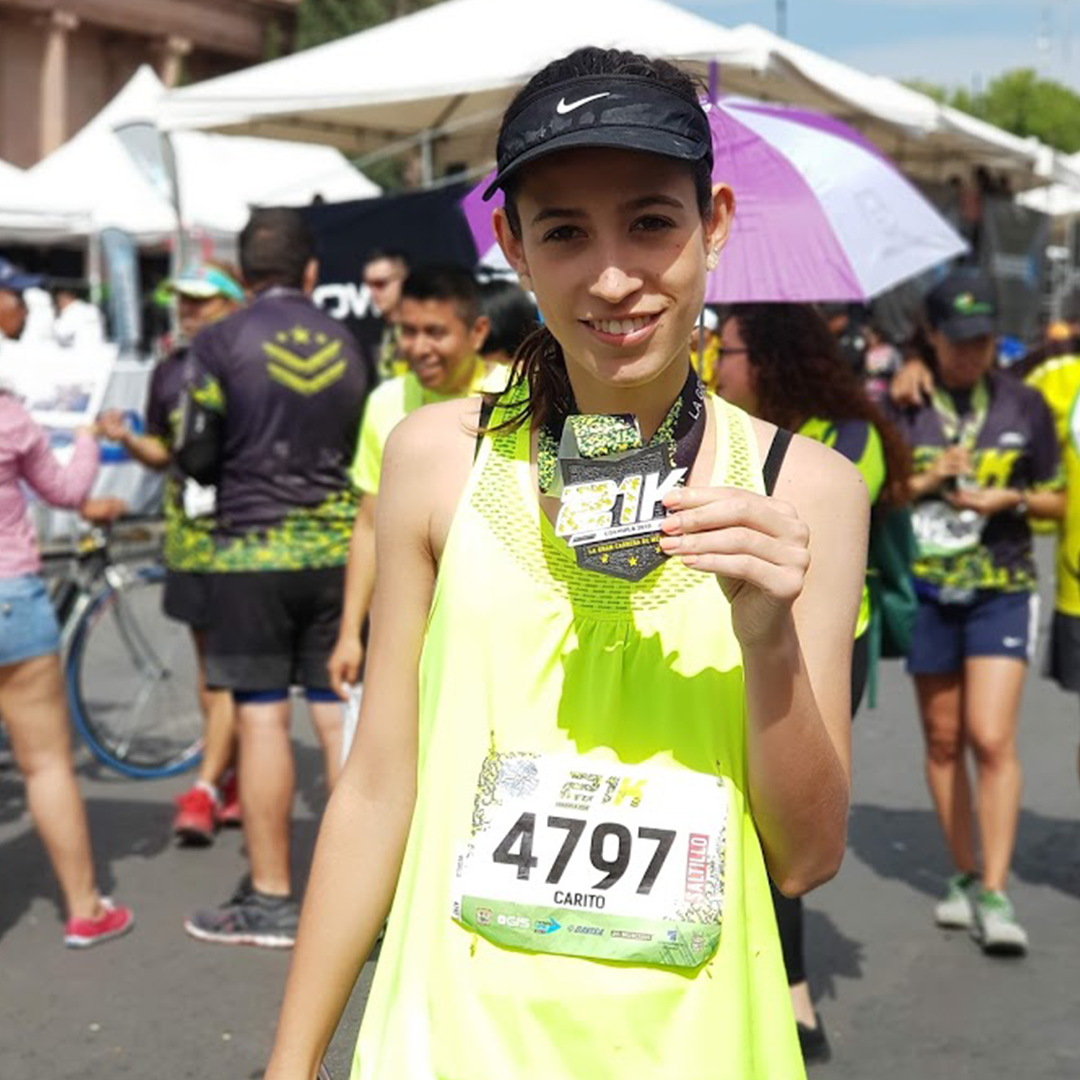 Carolina Borja, corredora del 21k 2018