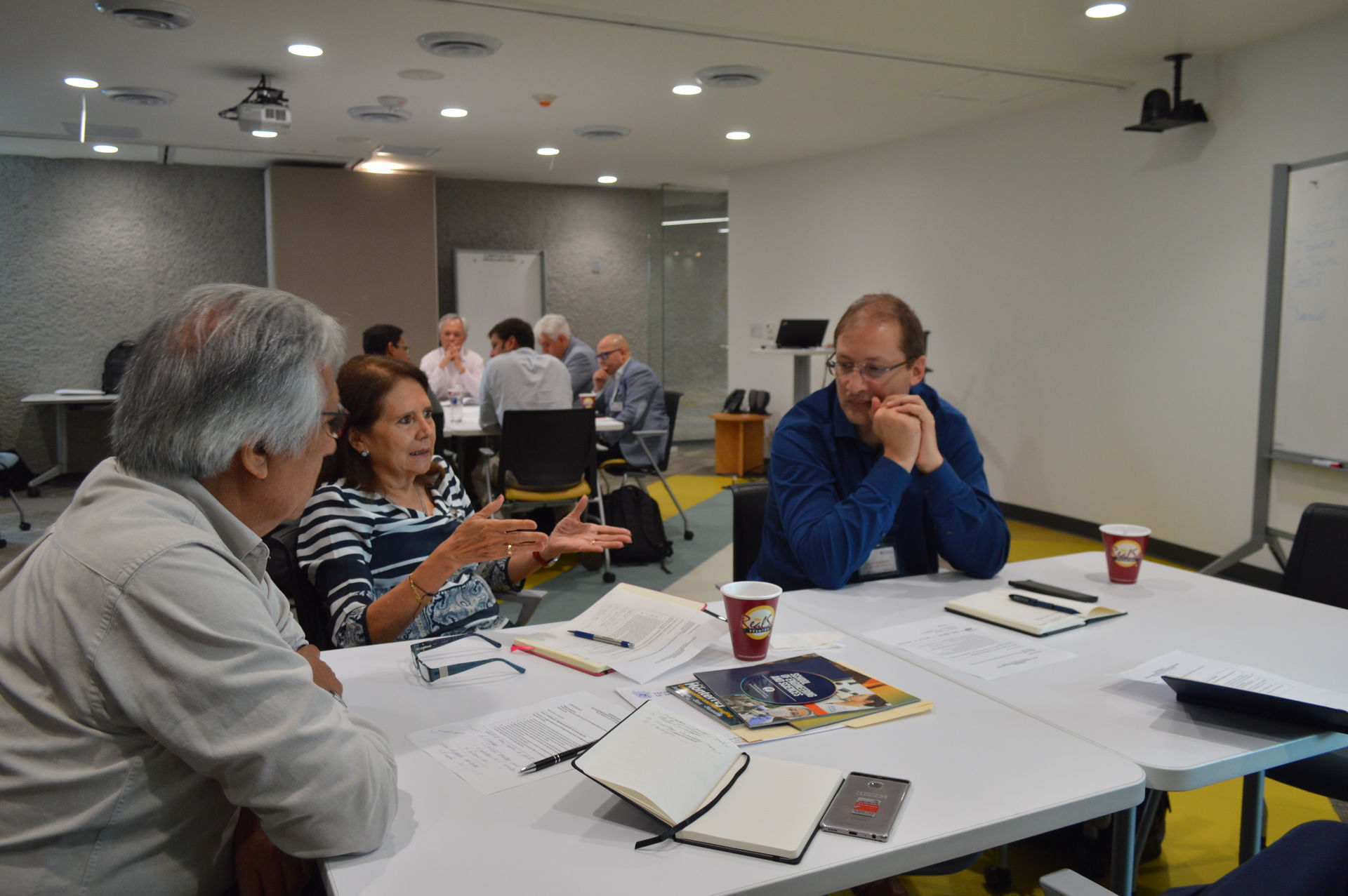 Daniel Perciante, Calos Chávez, Ma. Teresa de Quiroz y Joel S., Integrantes del Equipo Investigación.