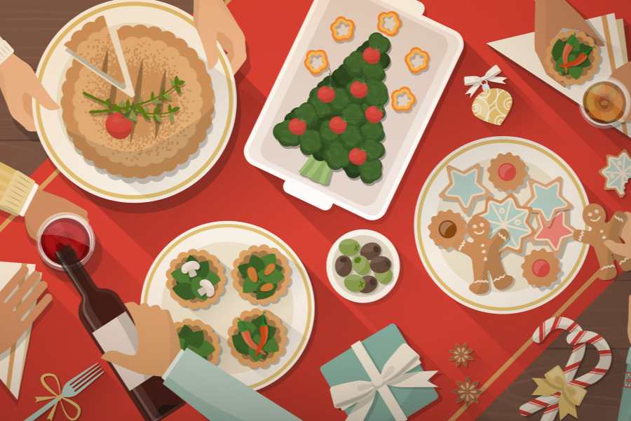 7 consejos para una alimentación consciente en navidad durante la cena