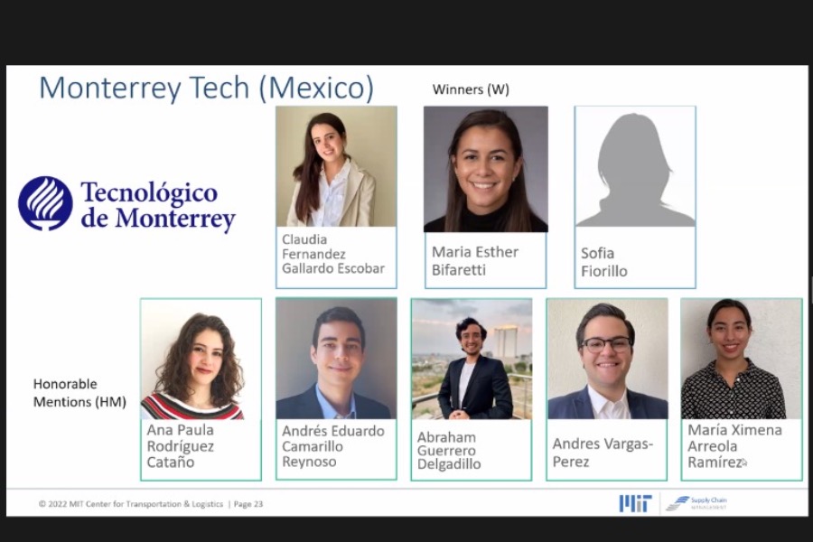 Estudiantes ganadores del Tec de Monterrey 2022 