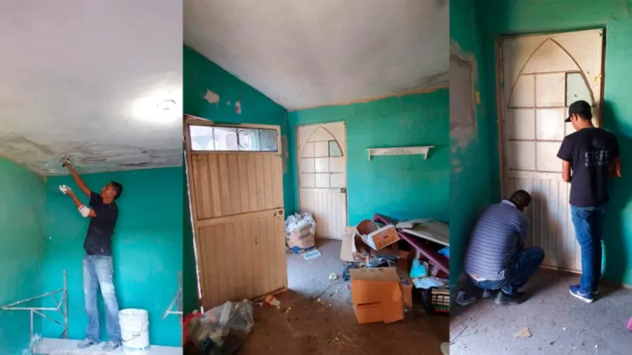 Salon extra de asociación down Obregón antes de la remodelación hecha por los alumnos de PrepaTec