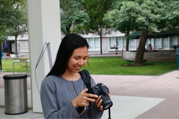 Durante sus estudios Larissa también fue parte de Conecta Monterrey como reportera.