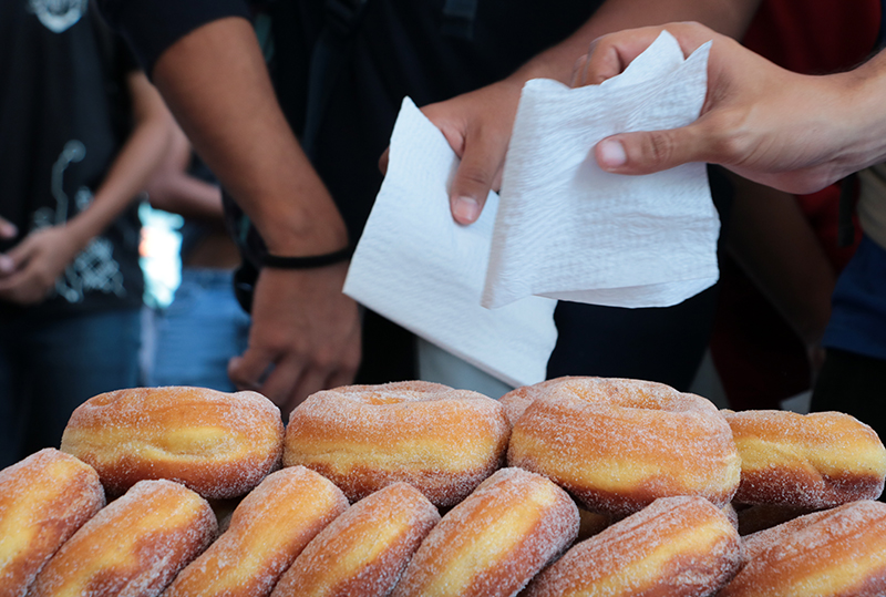 Tradicionales donas y café después de parciales en Cuernavaca