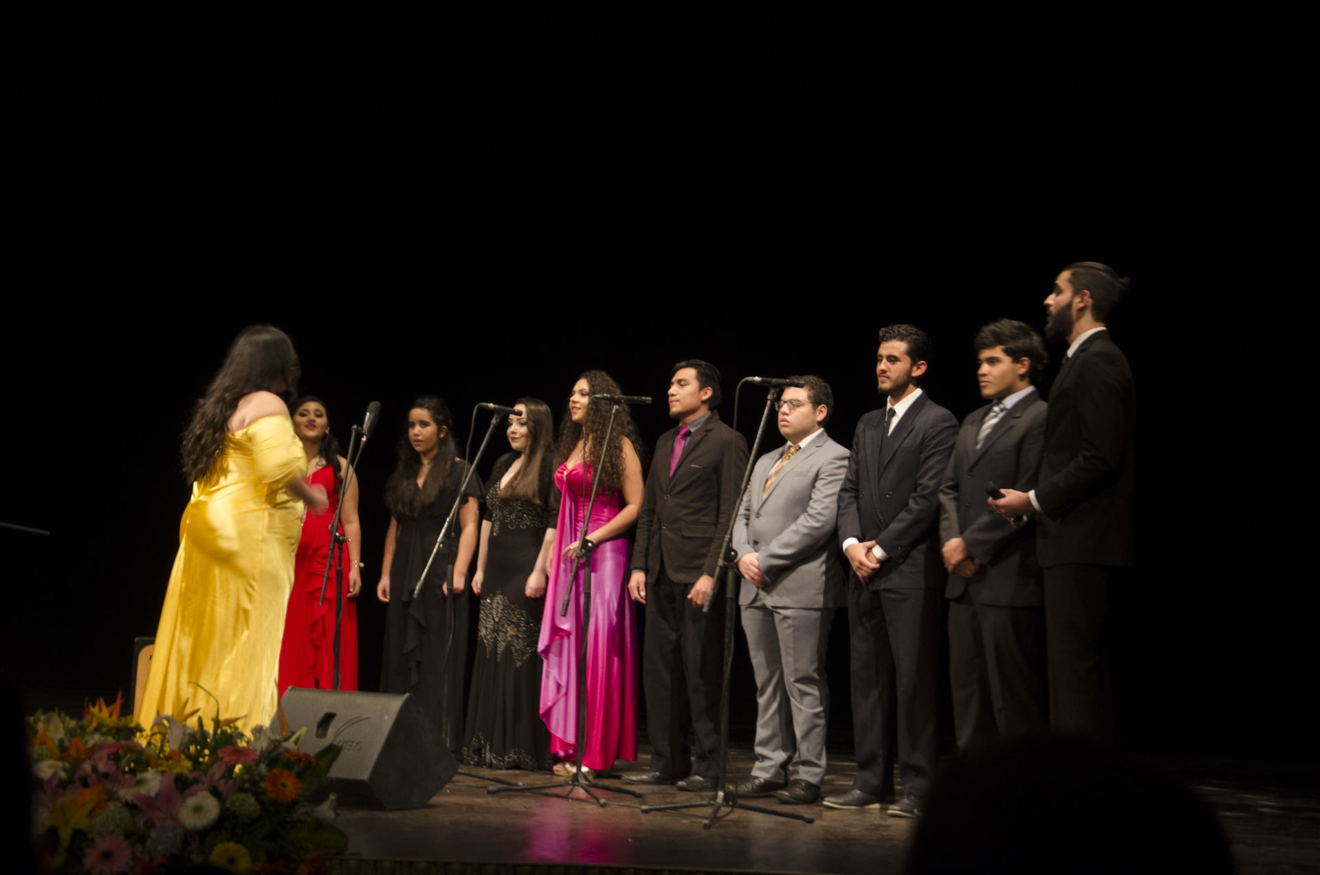 Alumnos en concierto.