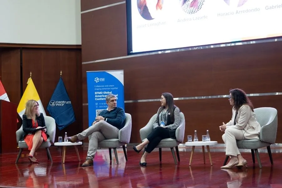 Horacio Arredondo, decano en EGADE, particip&oacute; en el panel &ldquo;Perspectivas regionales sobre innovaci&oacute;n educativa&rdquo; durante la Conferencia Anual de las Am&eacute;ricas de EFMD Global en Lima , Per&uacute;.