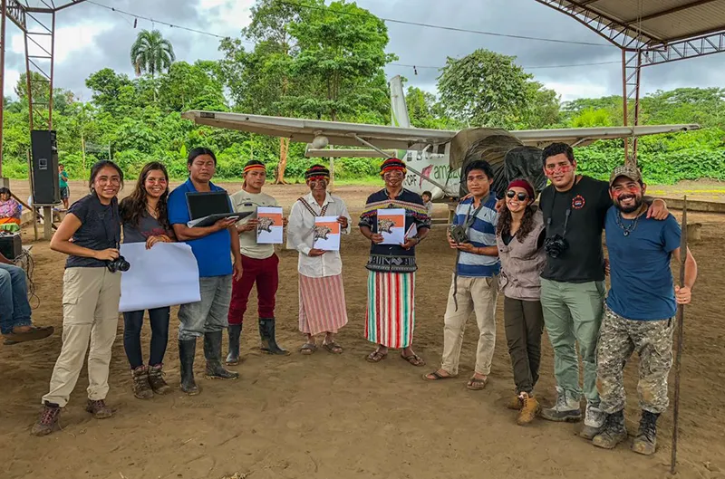 Alumnos visitan la amazonia ecuatoriana