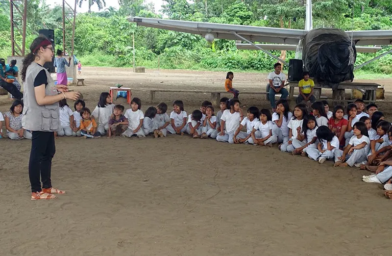 Alumnos visitan la amazonia ecuatoriana