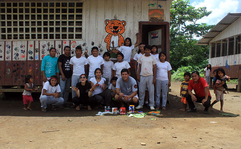Alumnos visitan la amazonia ecuatoriana 