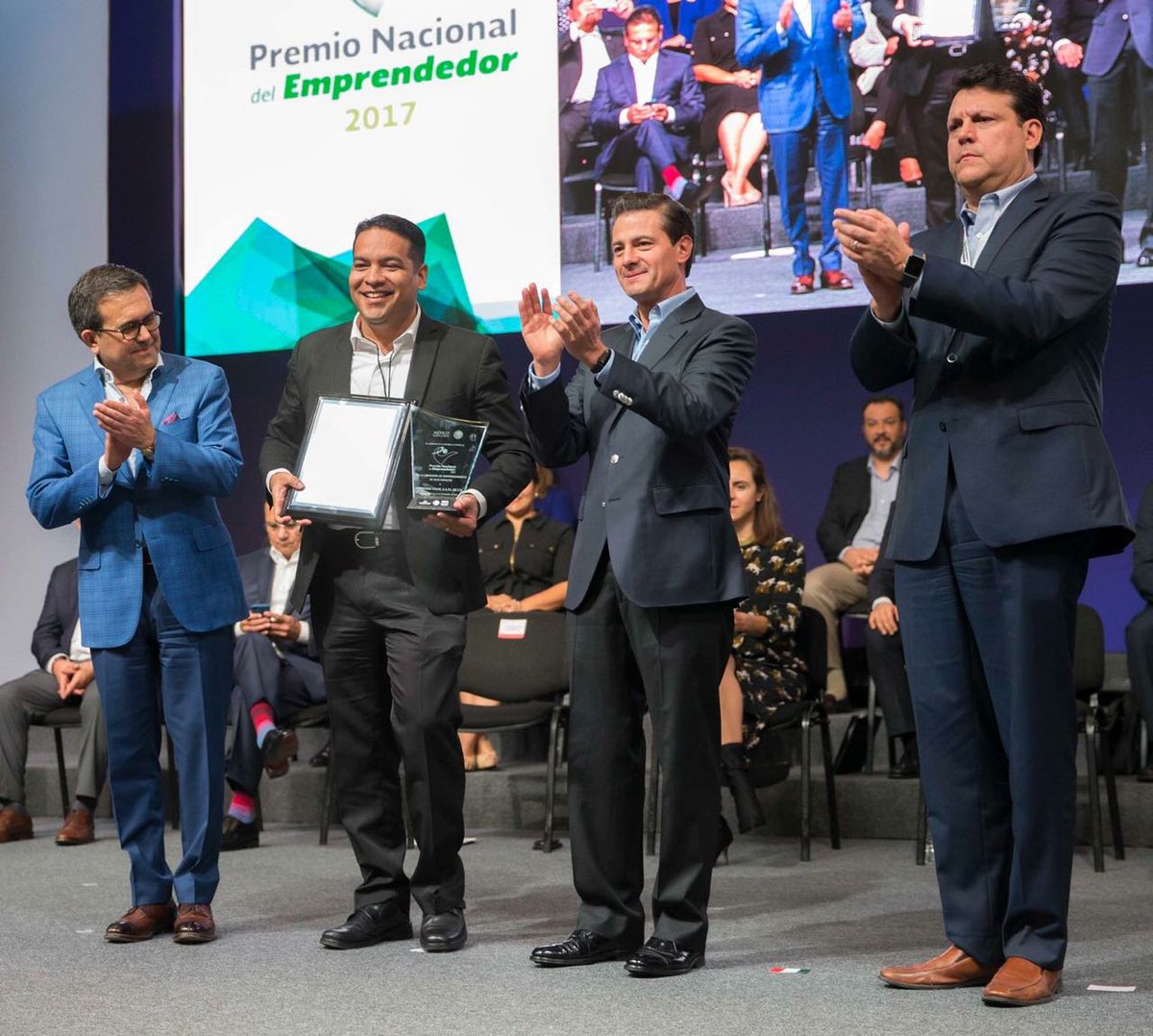 José Antonio Pacheco ganó en la categoría Emprendedor de Alto Impacto