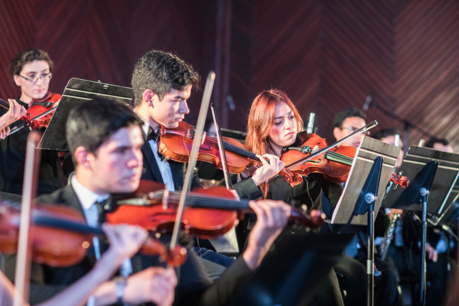 Se estrenó una pieza musical en la entrega de premios.