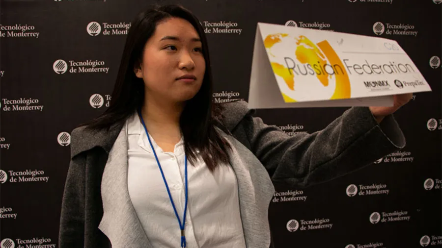 Lily a favor en MUN rumbo MUN Internacional en Harvard