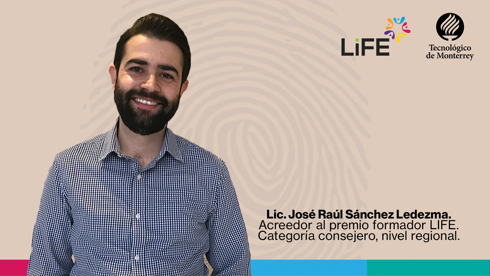 José Raúl Ledez con 4 años en el Tec