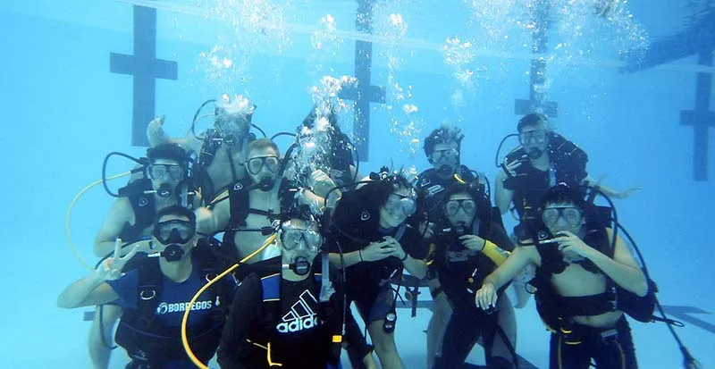 Clases de buceo Semana i