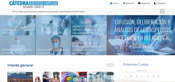 Cátedra Abierta Virtual TecSalud COVID-19