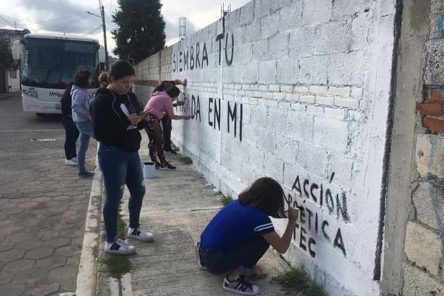 Una manera de llenar espacios con el arte de la escritura