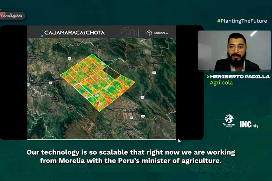 Agriicola utiliza tecnología satelital para dar información a agricultores.