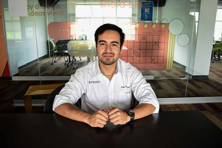 En 2018 el alumno del campus Monterrey triunfó en la Beca al Talento Emprendedor, concurso del Tec para jóvenes emprendedores.