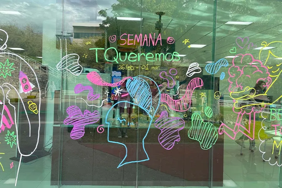 Más de 20 murdieron vida a las paredes de campus Sonora Norte durante el ciclo 2024-2025. Foto: Cortesía Aurora Duarte